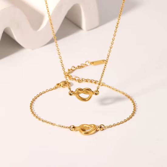 Rosary Wholesale Stainless Steel 18K Gold Pendant Charm Butterfly Layered Women Necklace