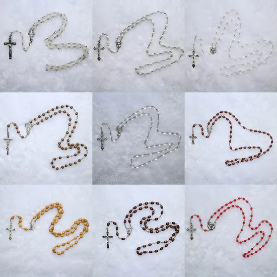 Rose Rosary Handmade St Mary Rope Knots Catholic Corded Rosaries 