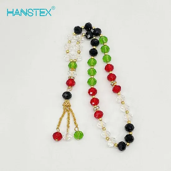 33PCS Muslim Rosary Gemstone Howlite Turquoise Natural Stone Islamic Agate Prayer Tasbih 