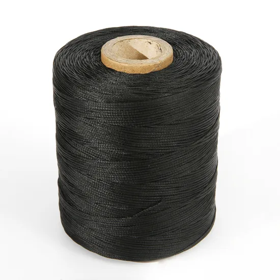 China Leather Polyester Waxed Sewing Thread 