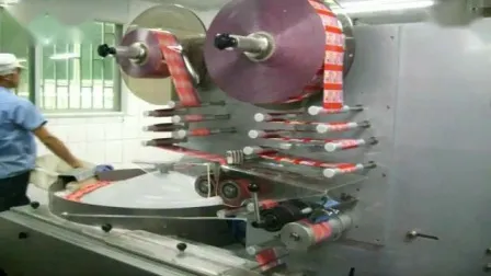 High Speed 3 Siemens Servo Flow Wrapping Machine for Hard Candy 