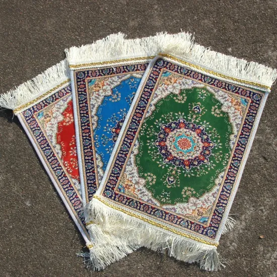 Turkey Mini Prayer Rug/Blanket Have Tassels Small Prayer Carpet/Mat for Ethnic/Muslim/Islam Ramadan 