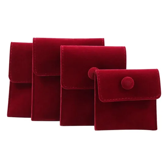 Jewelry Pouch Bag Packaging Custom Logo Printed Eco Friendly Velvet Microfiber Suede Small Drawstring Jewelry Pouch with Logo 