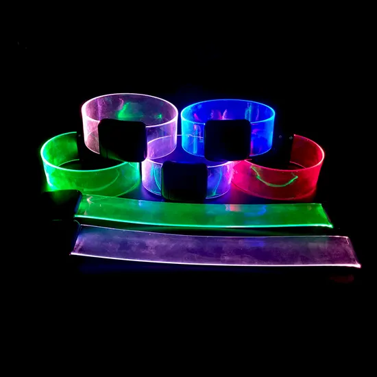 RGB Color Change Event Concert Music Magnetic Luminescent LED Wristbands Promotion LED Bracelet 